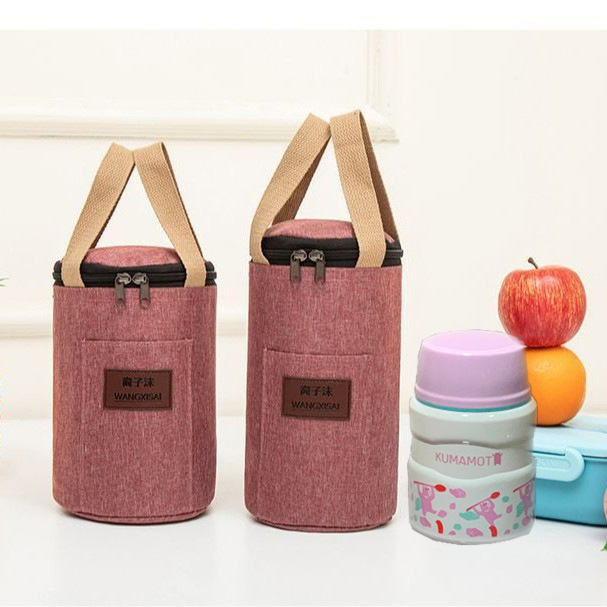 防水焖烧杯套早餐杯袋便当袋大容量便携外出装水杯雨伞百搭手提袋