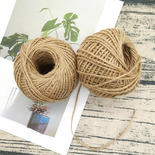 Zakka gift wrapping hemp rope hanging tags photo wall decoration Christmas wedding celebration DIY clothing accessories floral decorations woven tapestry