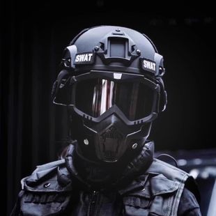 Children's Tactical Helmet Mask Adult Armed Cs Special Forces Training Equipment Full Set of Heavy Military Fan Combat Helmet