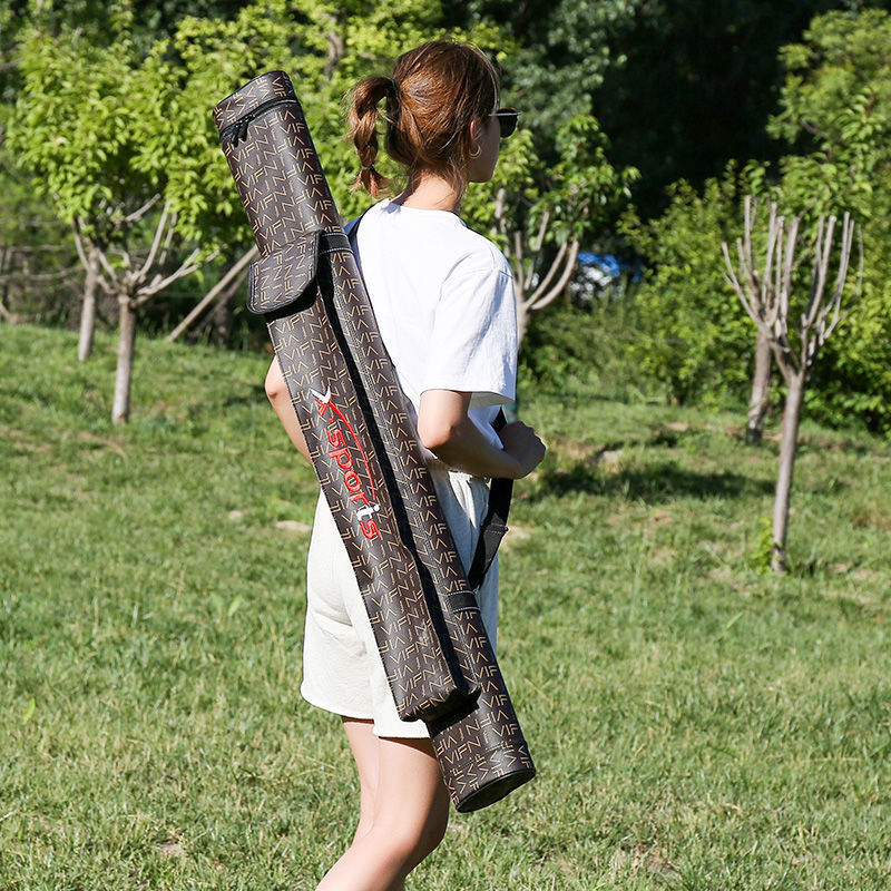 1.25 1.35 metros de cáscara dura caña de pesca empaque luya varilla empaque barril con bolsillo multifuncional fábrica de bolsa de pesca de gran capacidad
