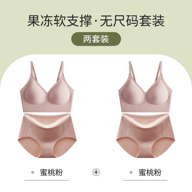 Underwear, supporting set, push up bra, breathable wireless bra