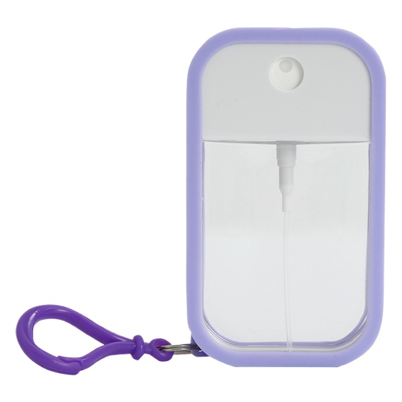 Pulverizador de tarjeta de silicona caso 45ml 50ml de Apple botella de color de silicona caso llavero sub-botella funda protectora