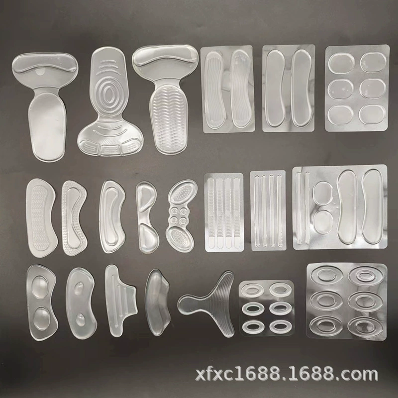 Силиконовые наклейки на пятку, противоизносные наклейки на пятку, прозрачные невидимые наклейки на пятку, Оптовые повседневные наклейки, женская обувь, наклейки на пятку