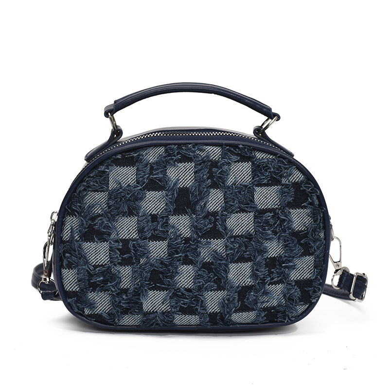 2025 diseño de moda extranjero personalidad casual estrella gradiente denim cadena de hombro bolso de mujer