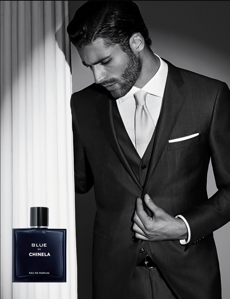 Azure Men's Perfume in Use