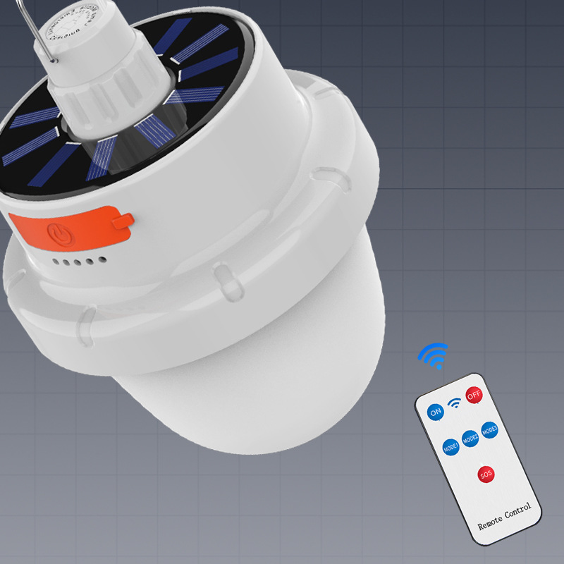 Nuevo camping luz LED multifuncional campamento al aire libre tienda de campaña luz solar carga puesto noche mercado araña