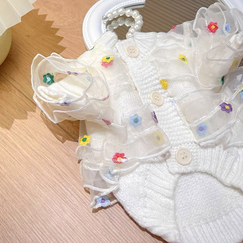 ペットニットセーターテディパンダ小型犬犬服秋の新作ポメラニアンVIP秋冬服