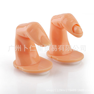 Nail Art Fake Finger Practice Fake Hand Nail Art Practice Nail Art Display Finger Touch Belt Adhesive Nail Art Supplies
