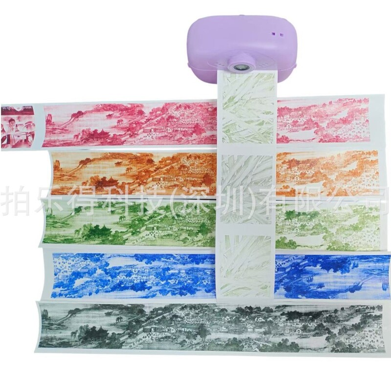 2025 Single-Color Photo-Taking Children's Camera with Instant Printing Without Ink, Thermal Instant Printing Camera