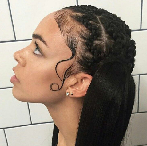 Waterproof Temporary Tattoo Stickers for Bangs Hairstyle, Easy-To-Use Fake Tattoo Stickers for Hair Bangs