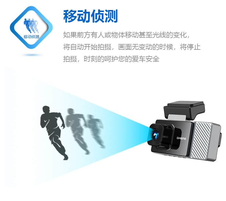Cross-border new three-recording A8 driving recorder wifi mobile phone connection HD night vision three-lens wide-angle Cardvr