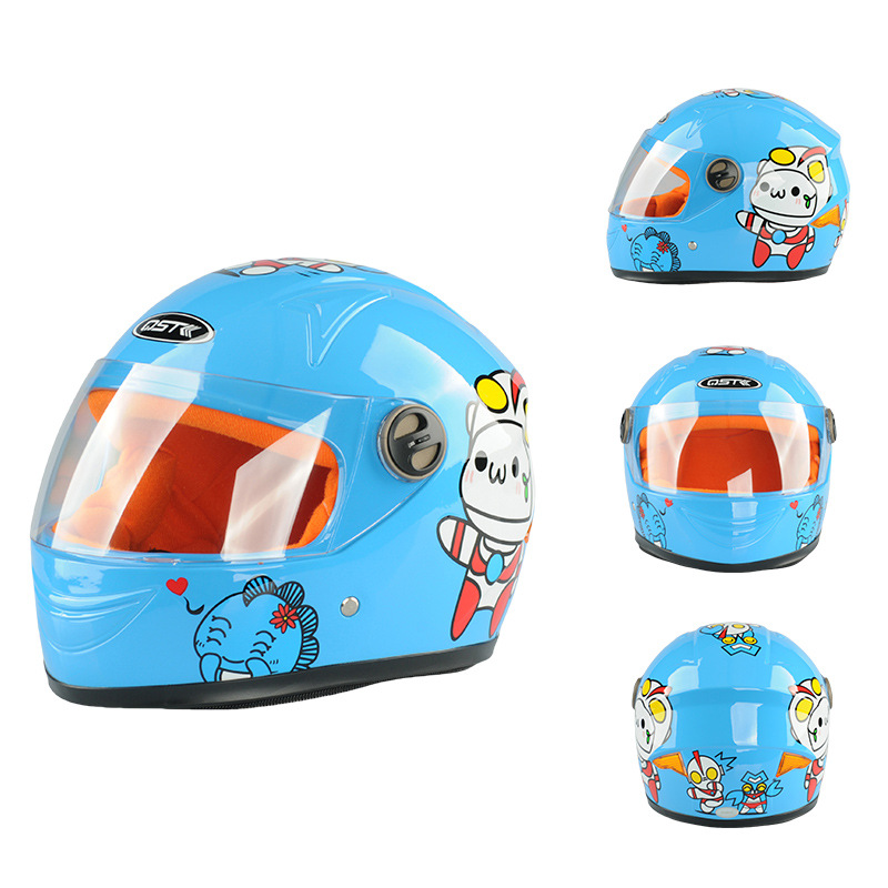 하늘색 스카프 스타일 탈부착 가능