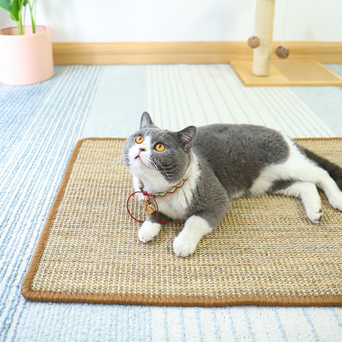 Sisal cat scratching mat, anti-cat scratching sofa protection, large scratch-resistant sleeping mat, sisal mat, cat pet supplies, cat scratching board