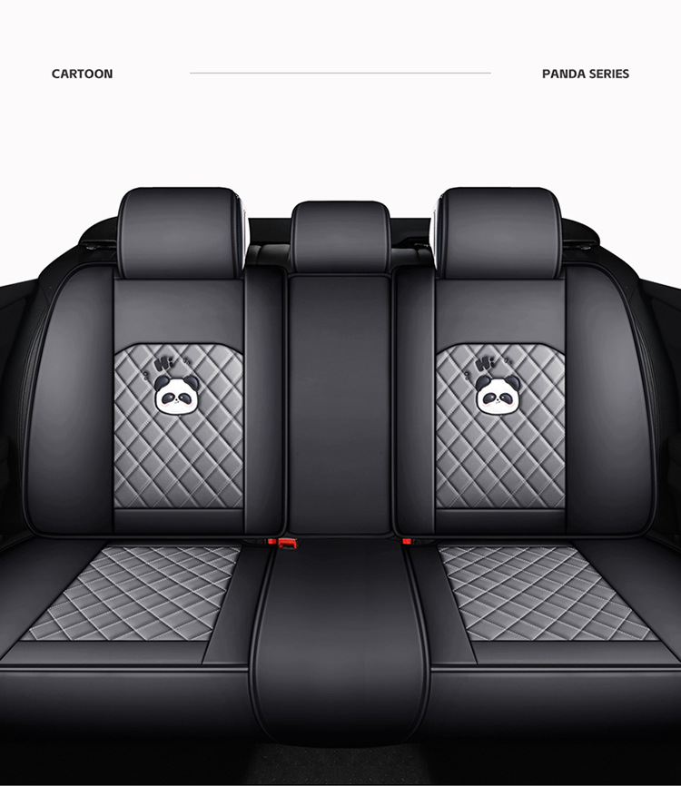 New Cartoon Car Seat Cover, All-Inclusive, All-Season, Full Leather Seat Cushion, Special for Spring and Summer Car Seat Cushion and Seat Cover