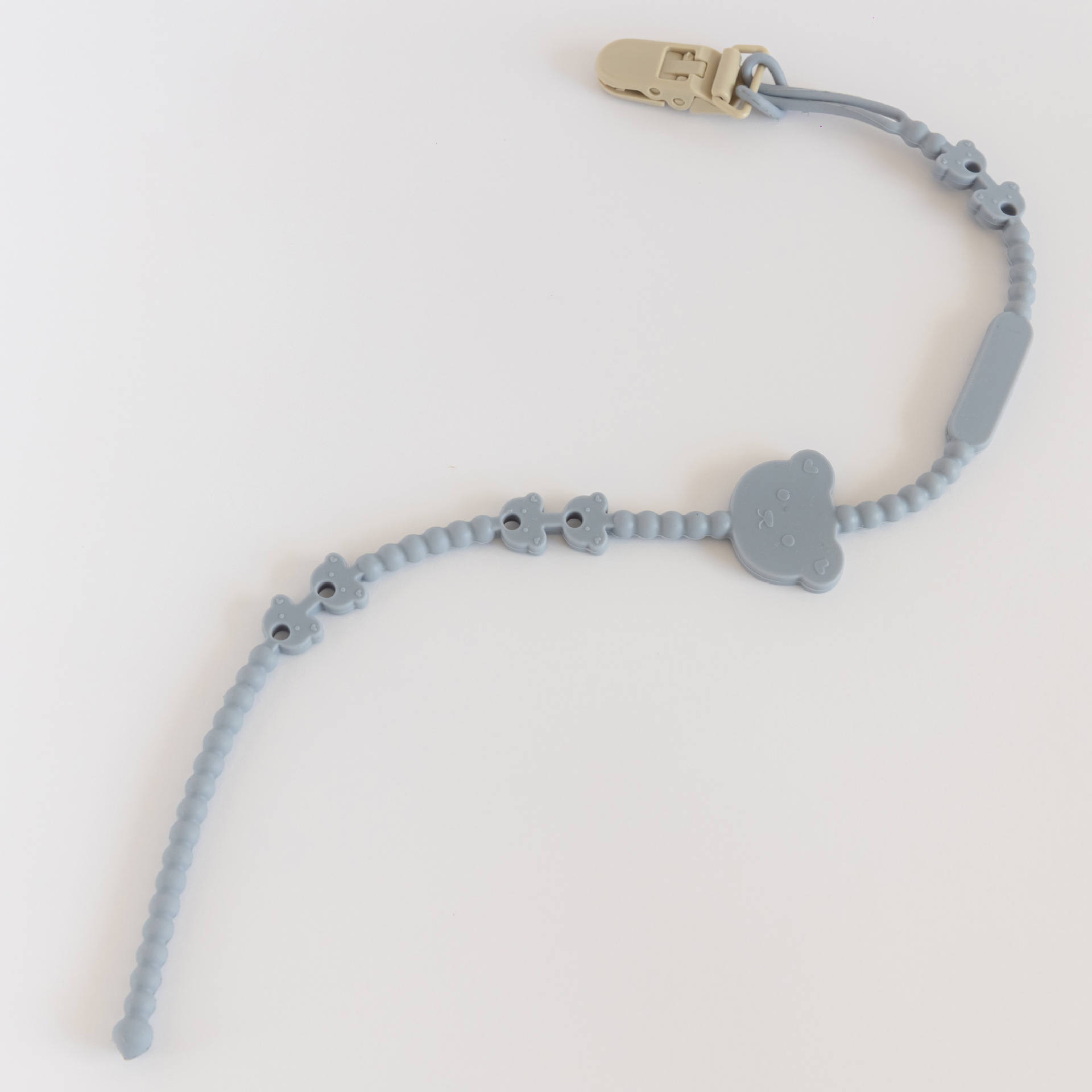 회색 파란색 낙하 방지 플라스틱 클립