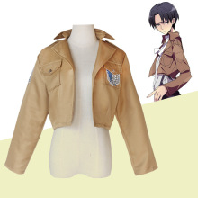 进击的巨人cosplay调查兵团自由之翼男女外套夹克服装动漫三笠