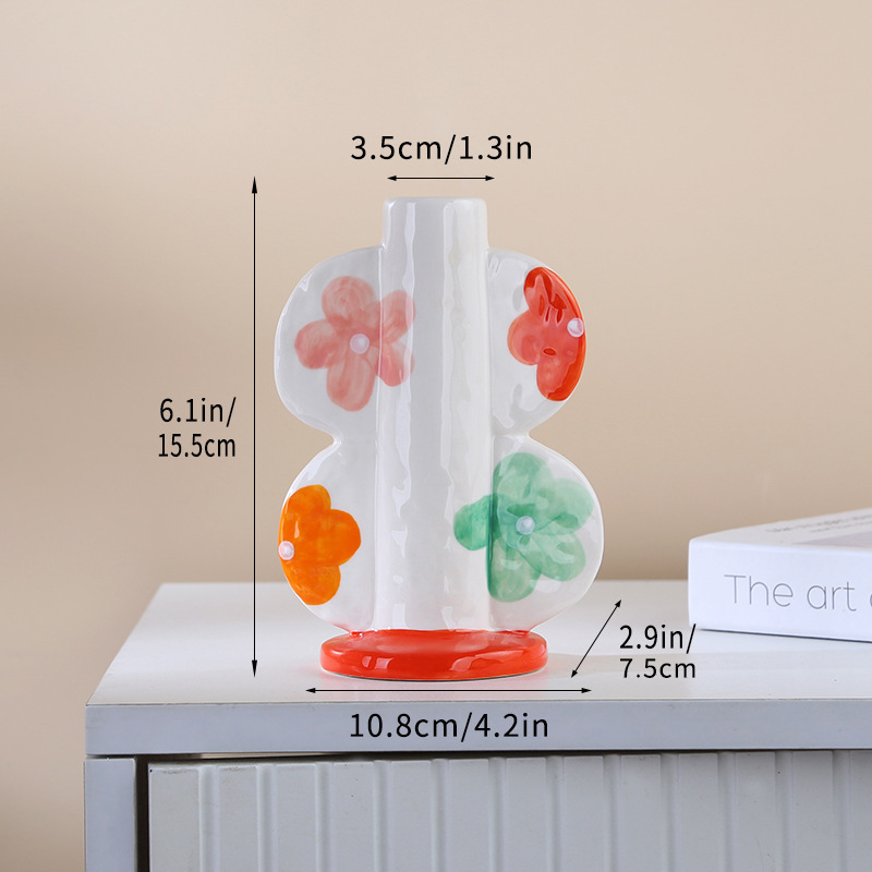 나비 병 - 흰색 꽃