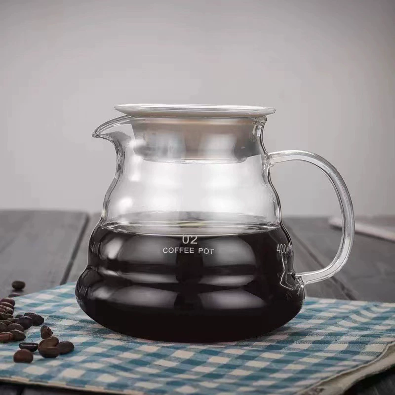 Стеклянный кофейник, облако, увеличенная толщина