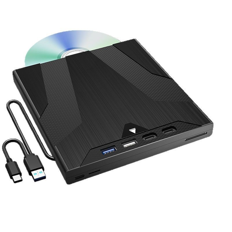 新しい吸入式 7-in-1 多機能 USB3.0 外付け DVD バーナー TYPE-C 外付け CD ドライブ|undefined