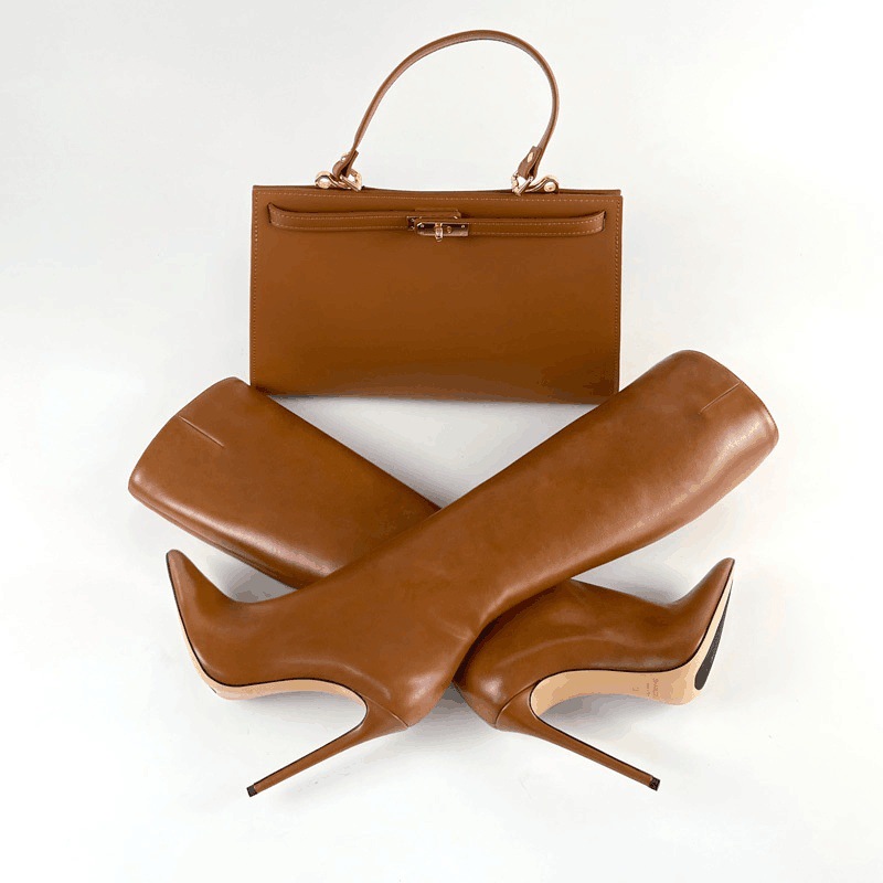 Fashion boots Pointy heel high boots_voghion.com