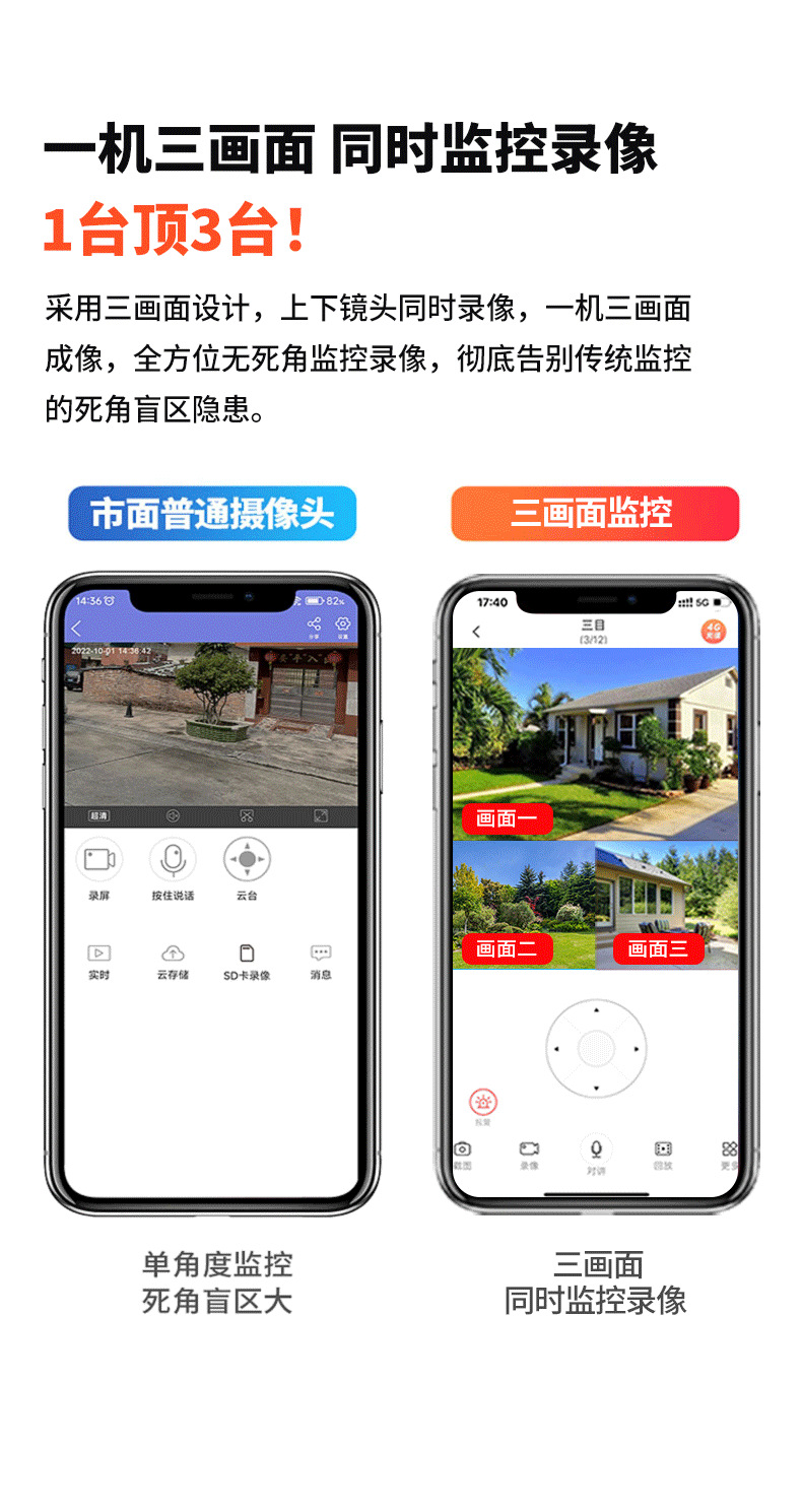 WIFI version high-definition solar dome camera monitoring outdoor monitoring solar camera WIFI solar came undefined