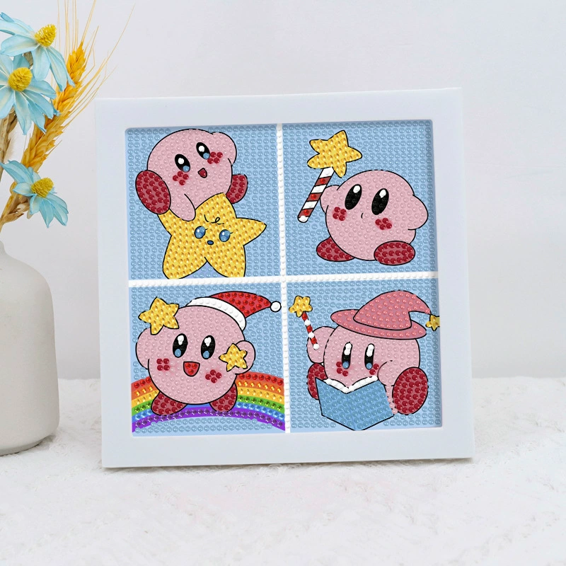 Набор для алмазной вышивки (Sanrio) Пикачу в раме, 17×17 см, комплект для полного стежка DIY