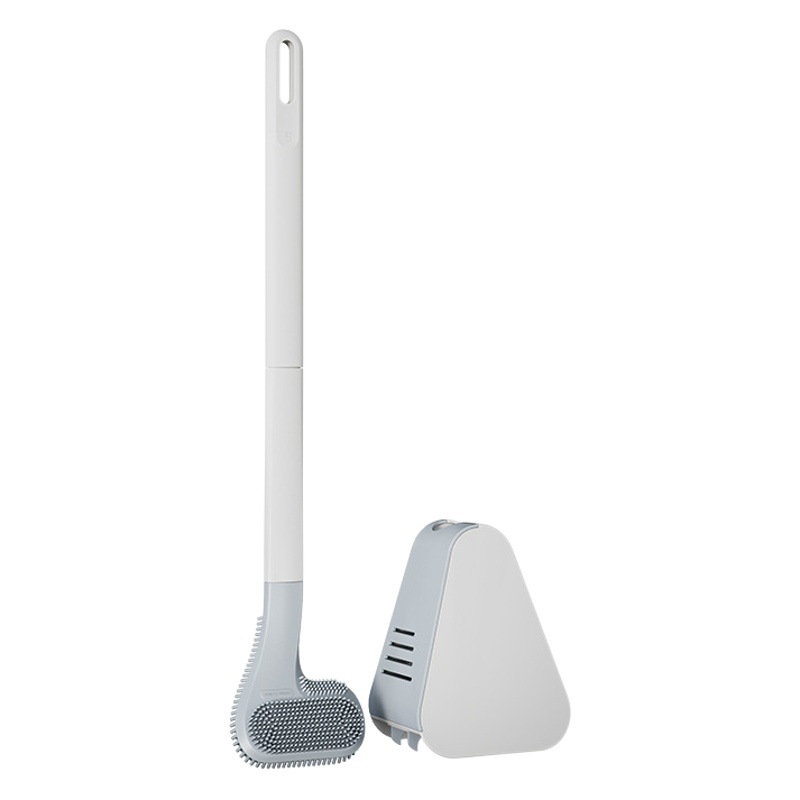 Barra desmontable de golf de goma suave cepillo de inodoro hogar multifunción cepillo de limpieza cepillo de inodoro sin ángulo muerto traje de cepillo de inodoro