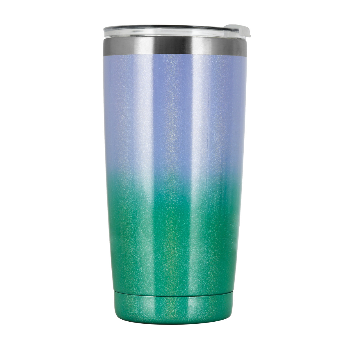 10oz/20oz/30oz taza de coche con aislamiento de acero inoxidable de gran capacidad Arco Iris pintura de plástico en aerosol taza de helado se puede personalizar logotipo