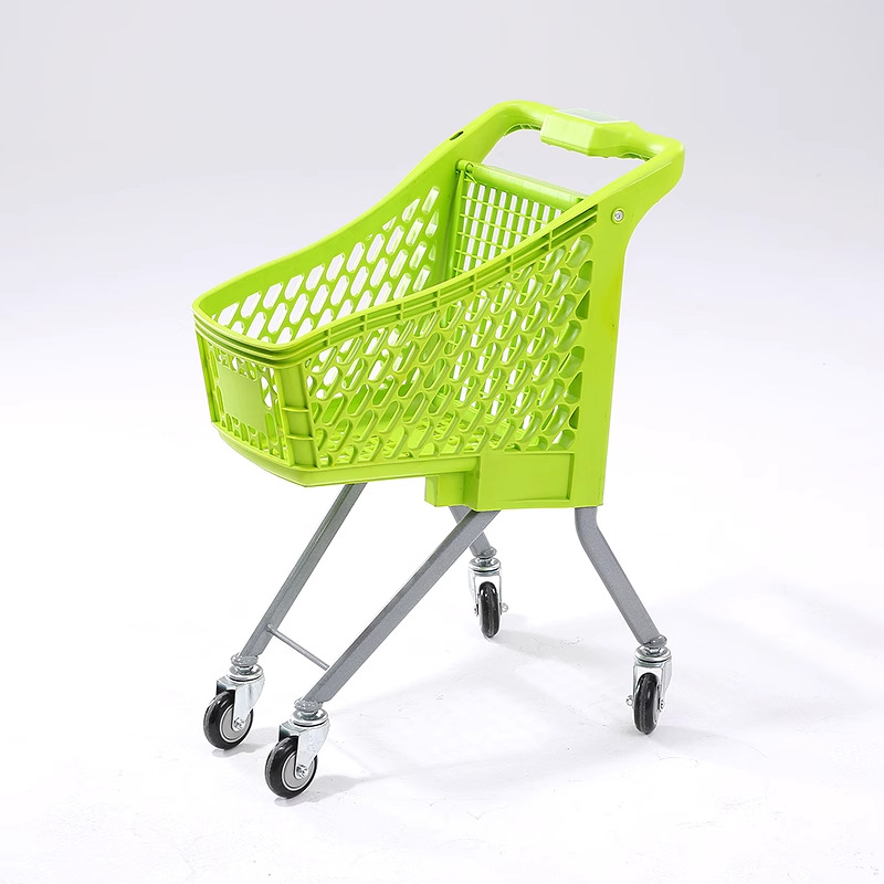 Nuevo carrito de compras de supermercado para niños parque de atracciones para niños casera de carrito de metal clip muñeca juguete carro