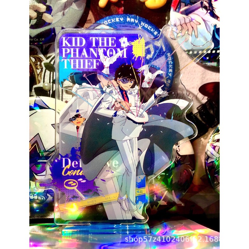 名探偵コナン スタンドアップ 怪盗キッド 江戸川コナン 両面シングルプラグ アクリルオーナメント|undefined