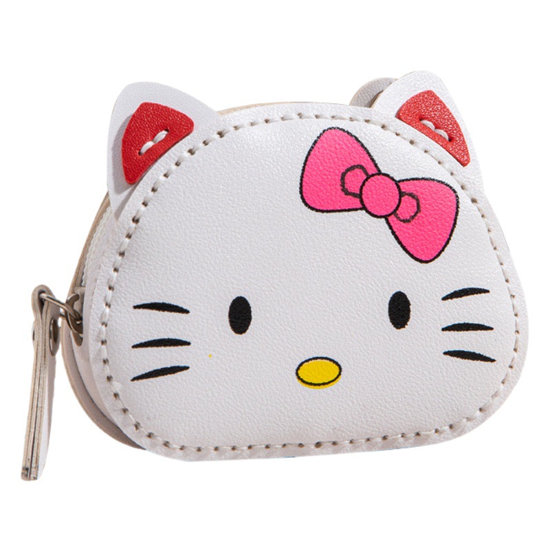 DIY handmade woven bag cartoon kitten suitable change key lipstick bag portable convenient 20 minutes to complete