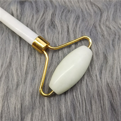 White Jade Roller Scraping Board Set Cross-border Scraping Sheet Jade Beauty Massager Stone Scraping Board Massage Roller