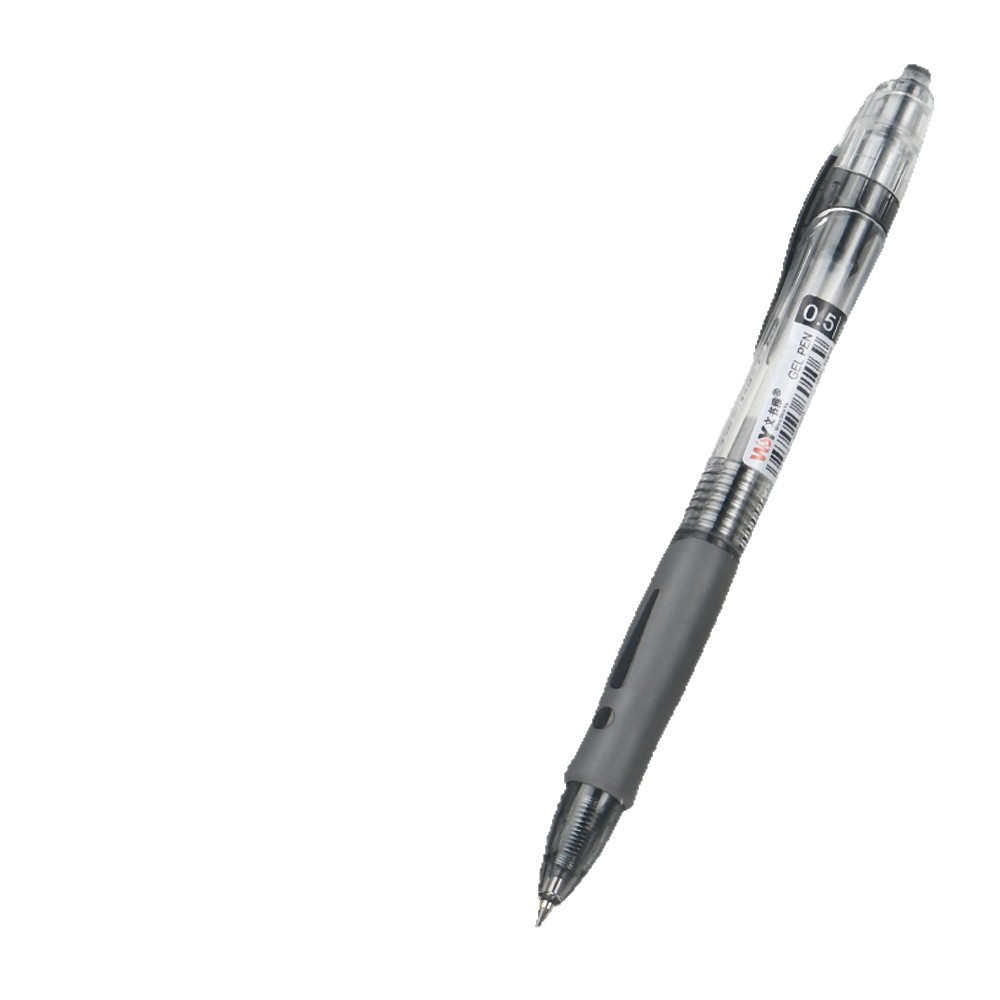 Bolígrafo negro de pulso neutro de alta capacidad de 0.5mm bolígrafo especial para estudiantes de examen para escribir tinta continua y lápiz de firma de secado rápido