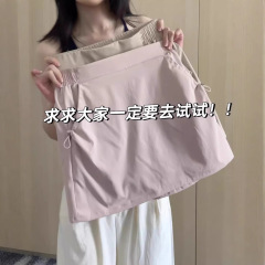 通気性作業服ショートスカート女性のスカート 2025 新しい露出防止 A ライン夏薄い小さなスポーツキュロット