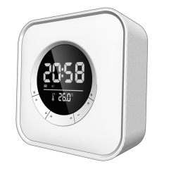 2021新款跨境藍牙音箱創意時鐘鬧鐘p10小音響氛圍彩燈led藍牙音箱