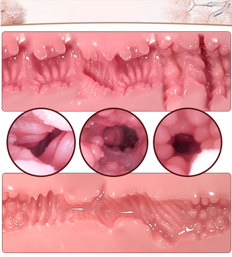 Half-Body Male Masturbator with Realistic Vagina and Buttocks, TPE Manual Adult Toy — detail image 6