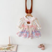 女童洛丽塔公主裙子春秋季新款女宝宝婴幼儿洋气0-7岁长袖连衣裙