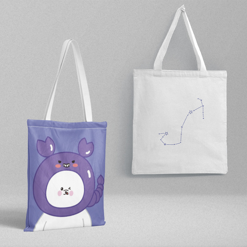 Scorpio Canvas Bag 36x 39cm PP Bag Packaging Constellation Peripheral School Bag Handbag Shoulder Bag Shopping Bag Scorpio Canvas Bag 36x 39cm PP Bag Packaging Constellation Peripheral School Bag Handbag Shoulder Bag Shopping Bag