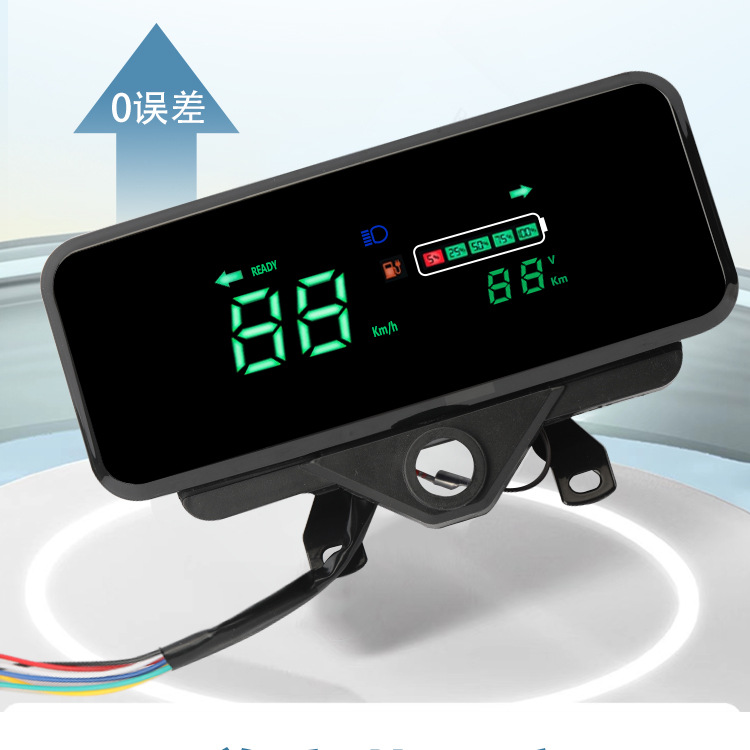[10 Pack] Electric Three-Wheel Digital Instrument New Digital Instrument Modified 48V60V-72V Neutral Instrument