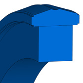 德国MERKEL CFW MFF SIMKO300系列 100*79*8.1压紧型密封圈