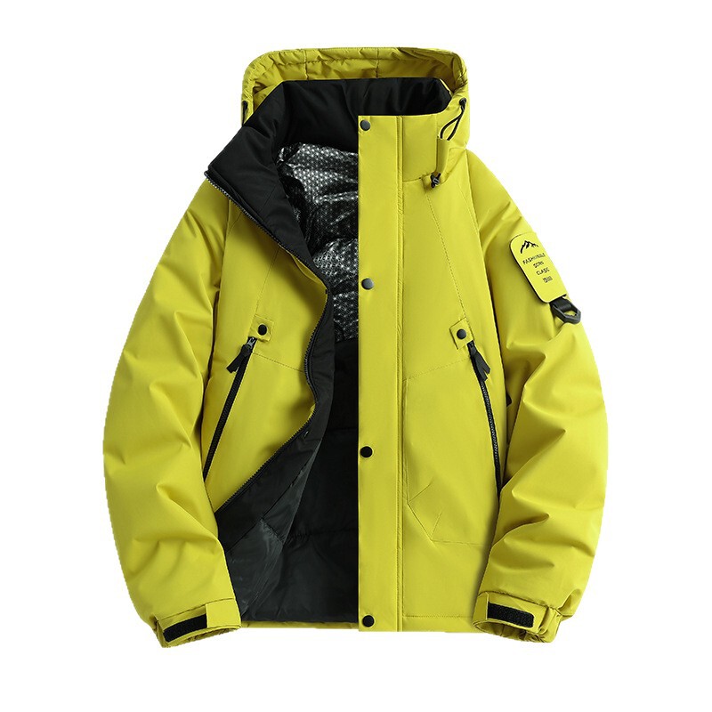 冲锋衣定制男三合一羽绒内胆冬季防水外套女户外登山滑雪服印logo|undefined