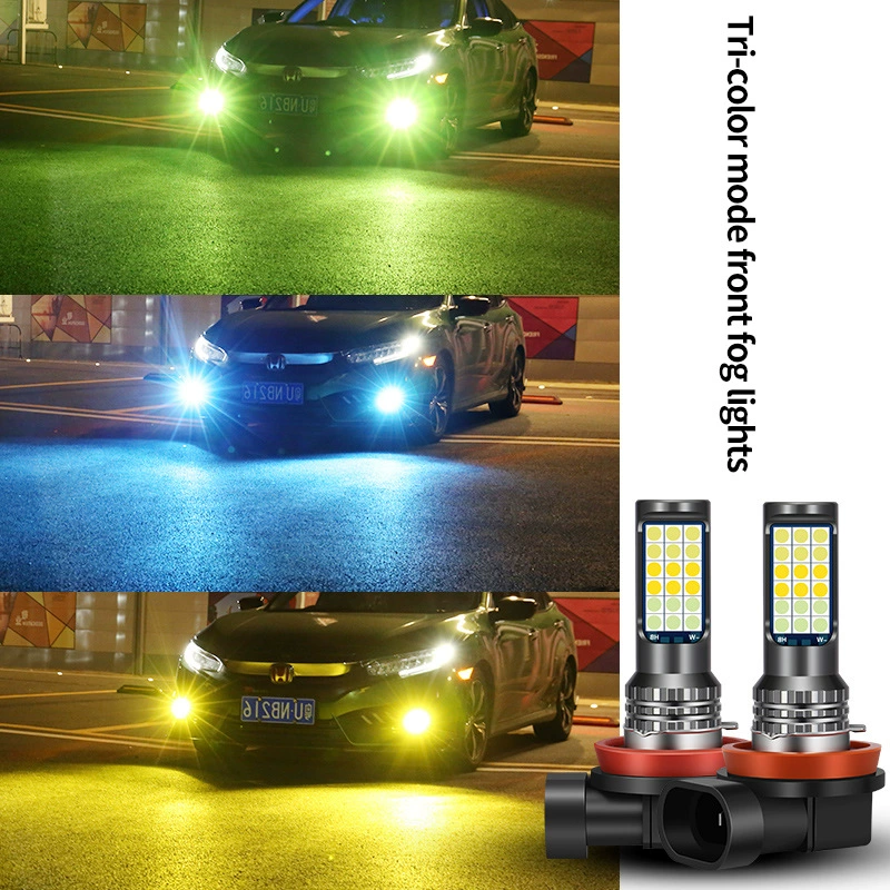 LED суперяркие ногтевые sequins противотуманная, модифицированные фары, лампа, три цвета