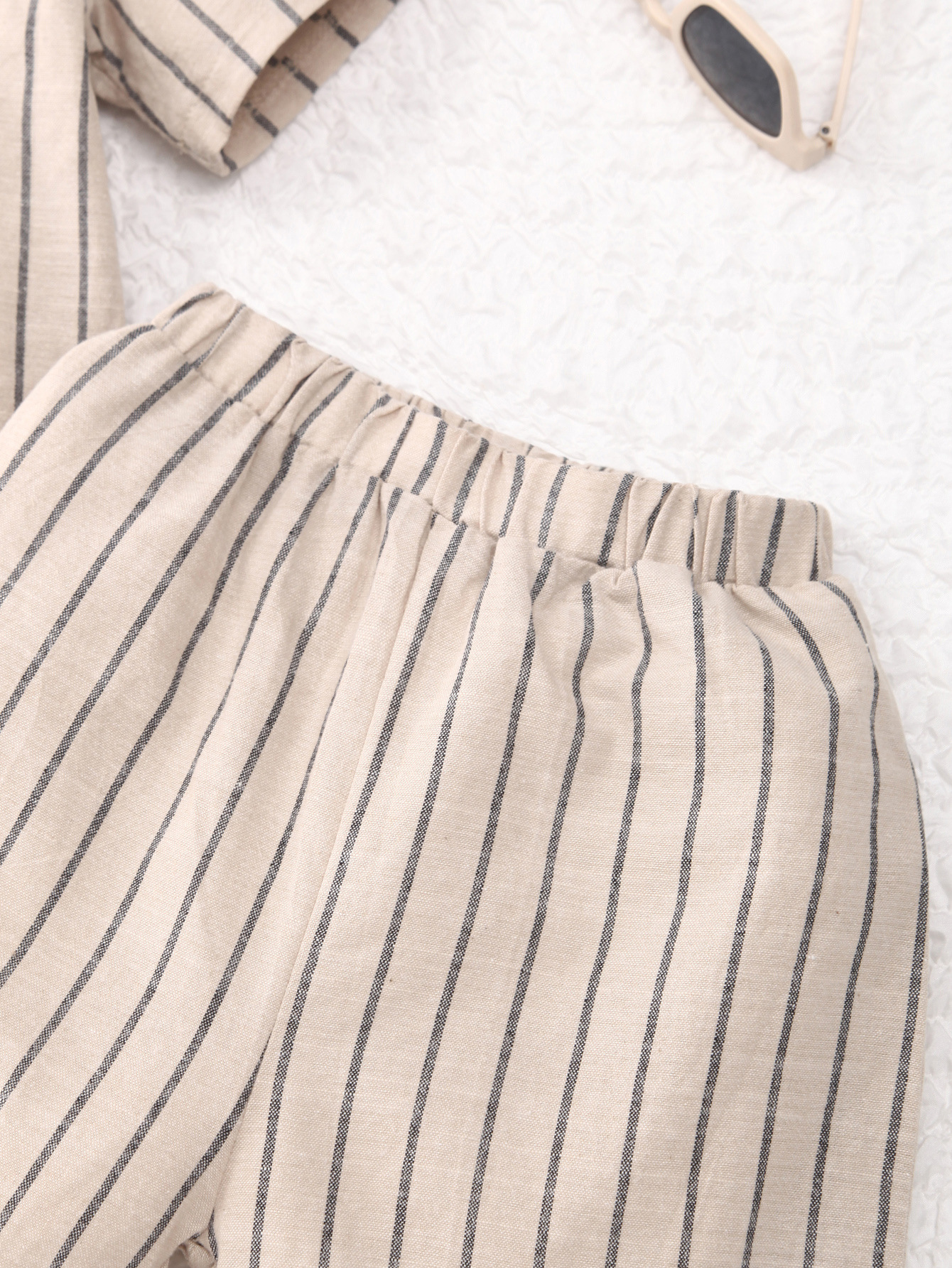 Regular Fit Fit Type Casual Simple Style Streetwear Stripe Cotton Boys Clothing Sets