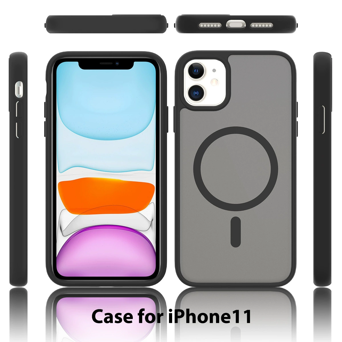 Apple, compatible iphone 11, phone case, protective case, simple and elegant design