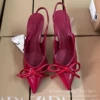 With bow, red