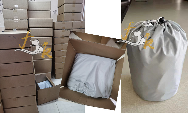Amazon camping car cover waterproof sunscreen travel car cover 420D Oxford cloth trailer car cover