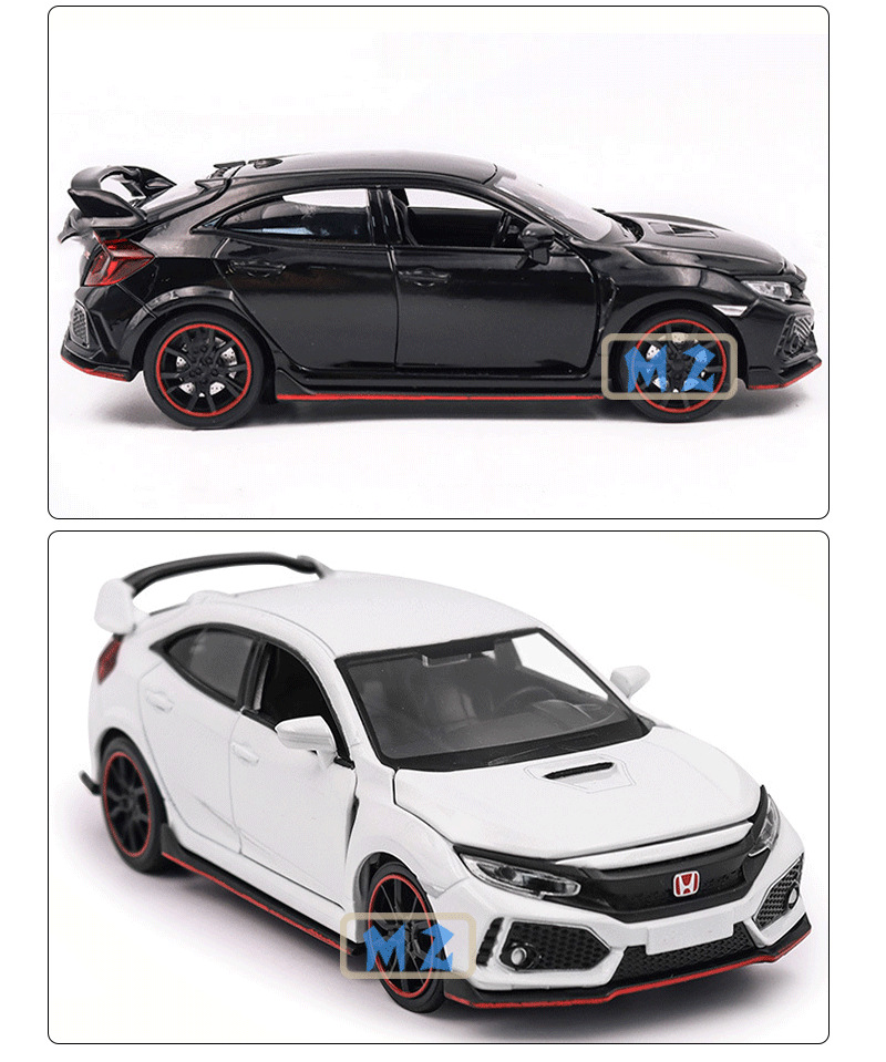 Color Box Packaging of the Car Model