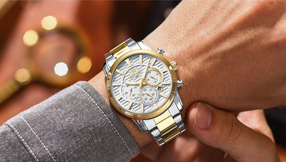 Nouvelle montre récompense nouvelle montre de sport multifonctionnelle bracelet de montre en acier inoxydable pour hommes montre étanche horloge lumineuse 24 heures_voghion.com