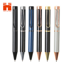 厂家批发新款迷你金属圆珠笔旋转金属笔短笔广告礼品笔多色可选