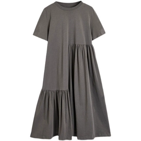 Летняя длинная одежда для беременных, вязаное платье, oversize, миди